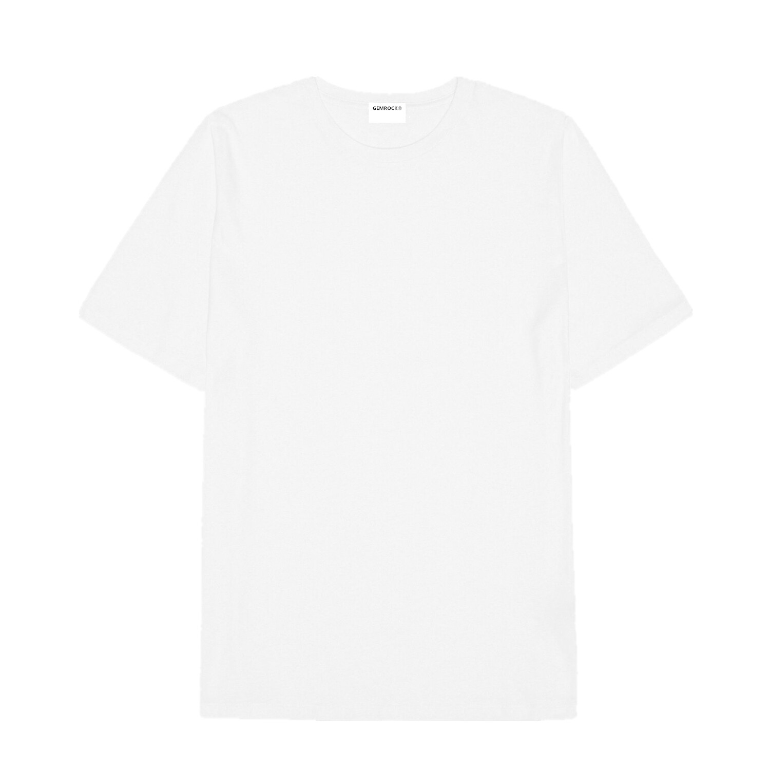 Black White Men 100% Thick Cotton Casual T-Shirt Short Sleeve Tee Crew V Neck