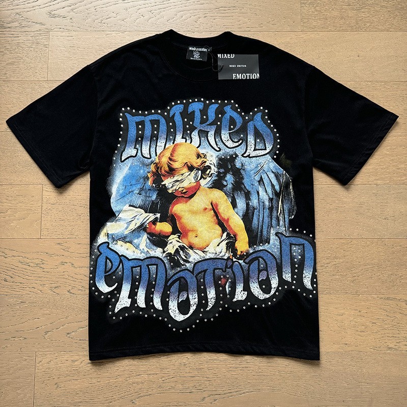 Mixed Emotion Little Angel Series Loose T-Shirt