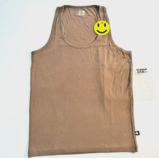 Andrew Christian Size Large Athletic Slim Cut Modal Tank Top – Sand Tan