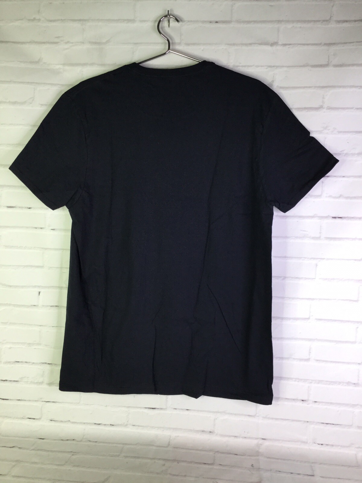 NEW Aquaman Black Manta Logo Graphic Print Short Sleeve Tee T-Shirt Men’s Size L