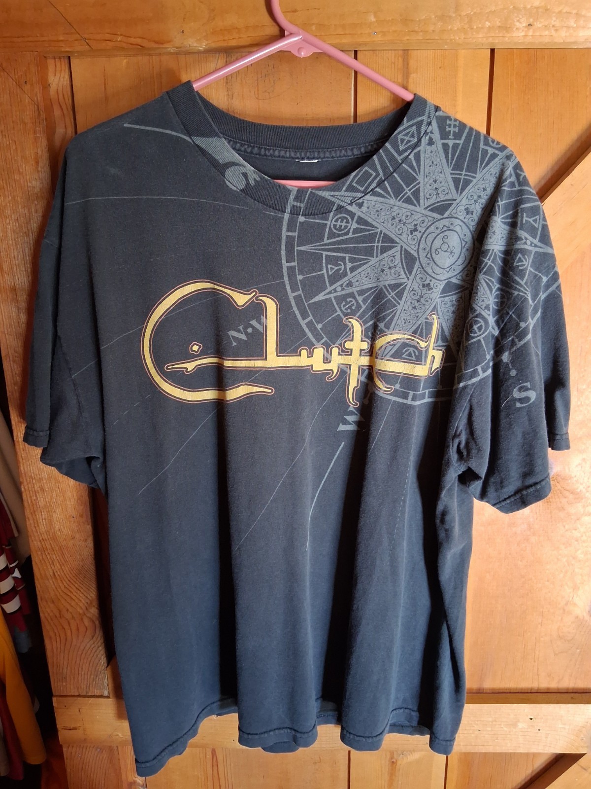 Clutch Weathermaker T-Shirt – XL No Tag Rock Band Metal Tee Faded Y2K
