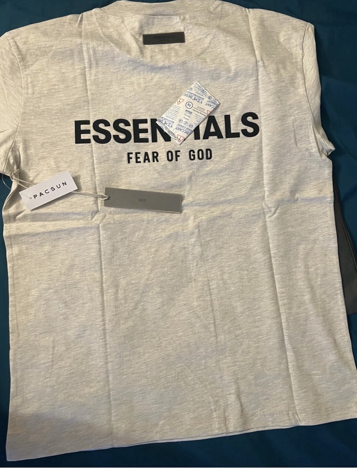 Essentials Fog T-Shirt Light Oatmeal, Medium