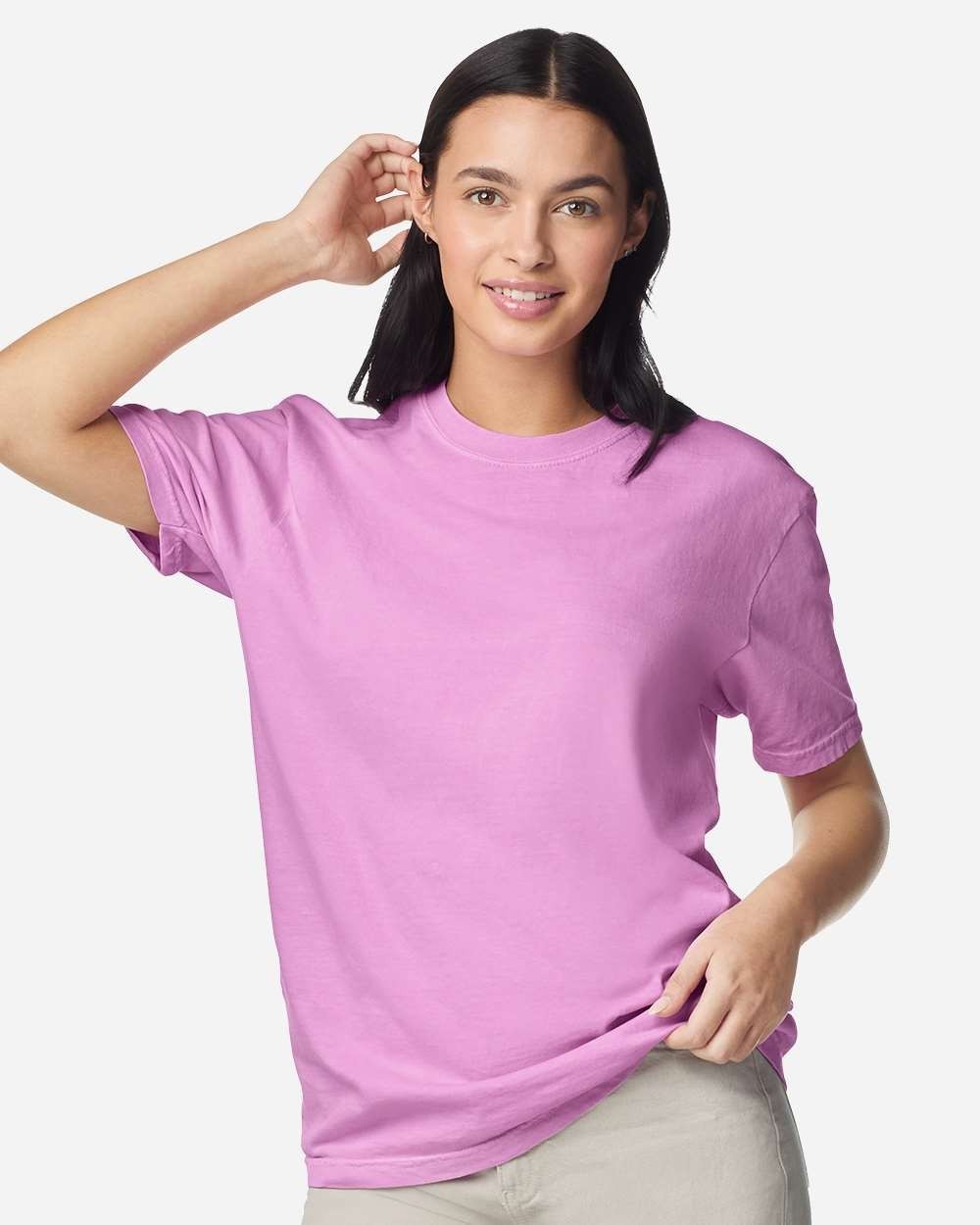 Comfort Colors Relaxed Crew Heavyweight Tee Casual Streetwear Shirt Unisex 1717