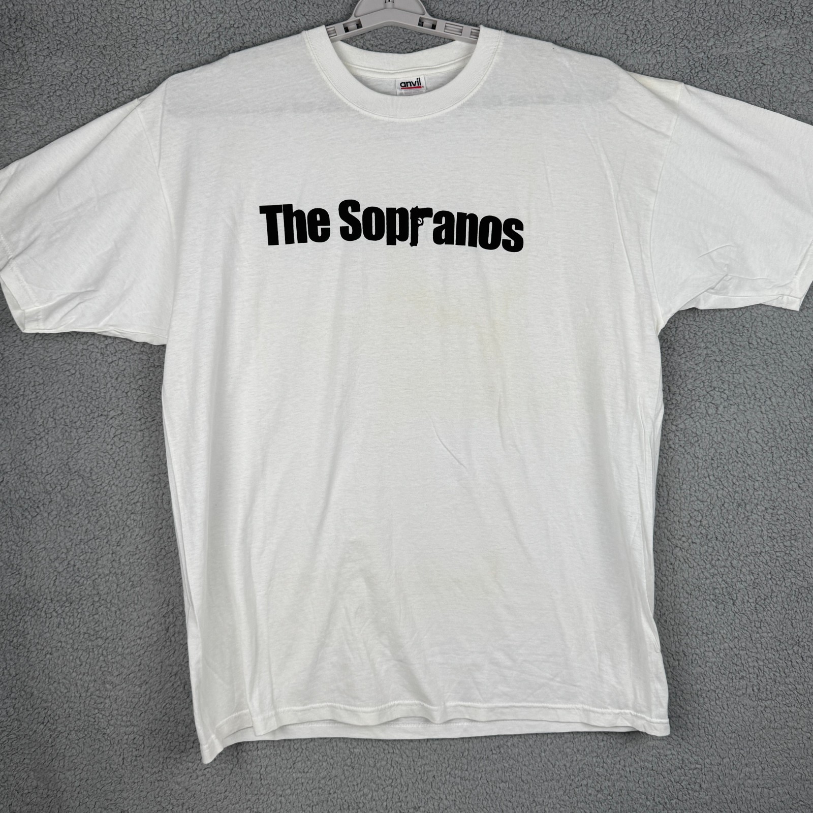Vintage The Sopranos HBO Promo White T-Shirt Mens Size 2XL TV Show 2000s