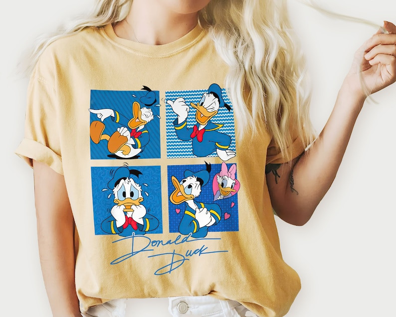 Retro Duck Est 1934 Shirt Comfort Colors Disney Family Vacation Trip 2026 Tee