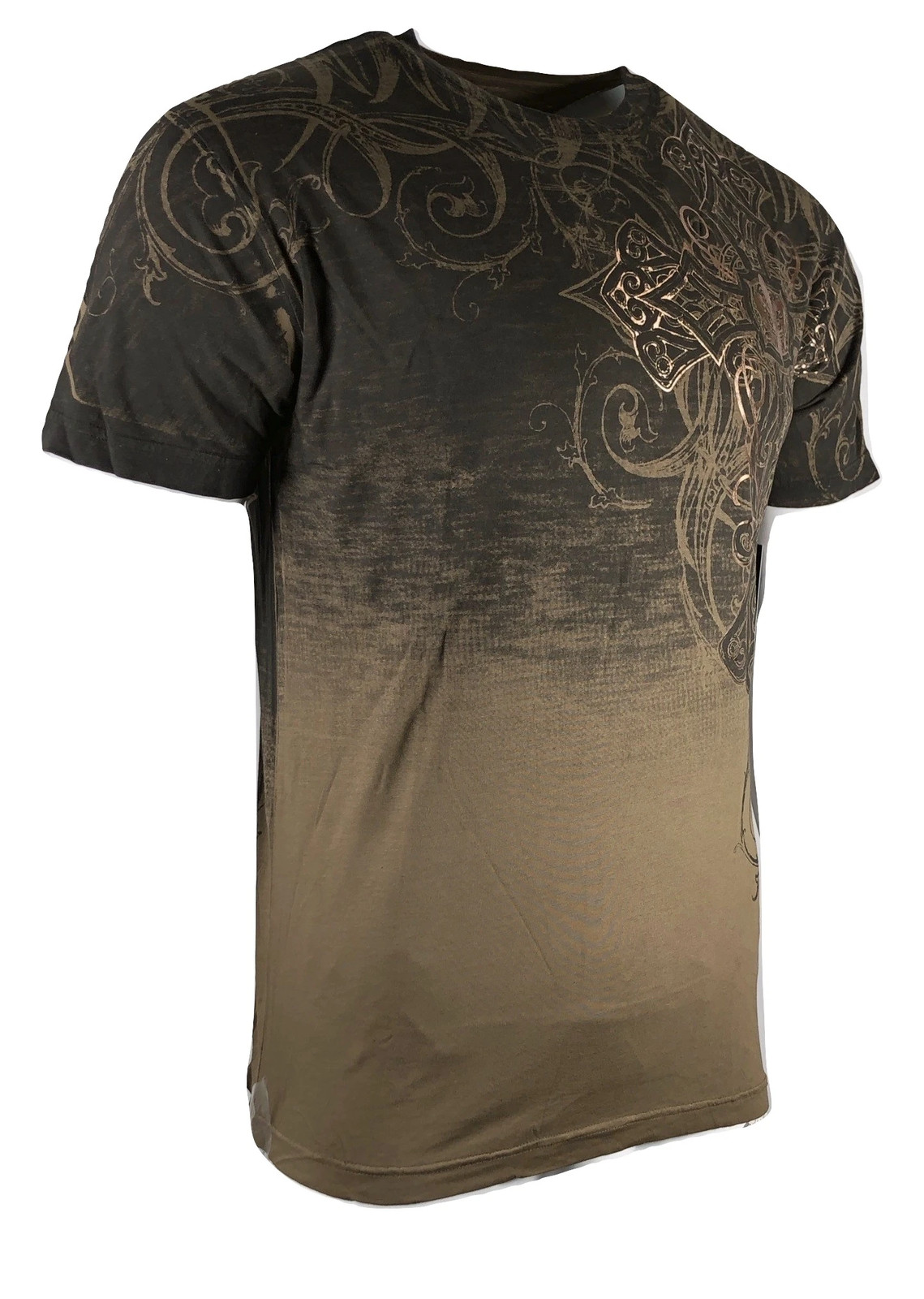 Xtreme Couture By Affliction Men’s T-Shirt DECRETUM Brown Biker S-5XL