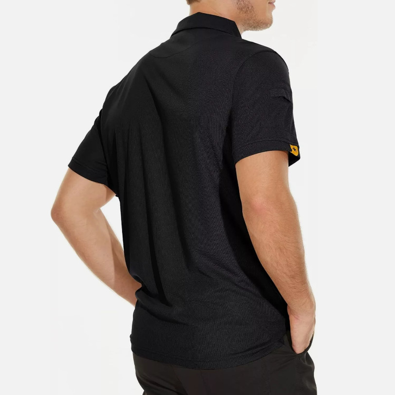 Men’s Tactical Polo T-Shirt Quick Dry Combat Short Sleeve Team Work Casual Shirt