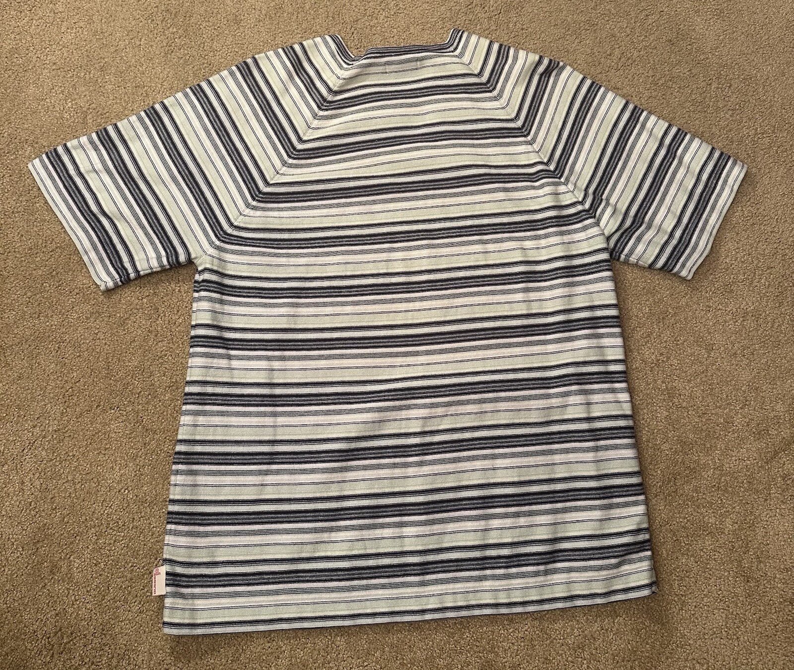 Guess Jeans Striped Tee Shirt Men’s Size Medium Multicolor Crew Neck