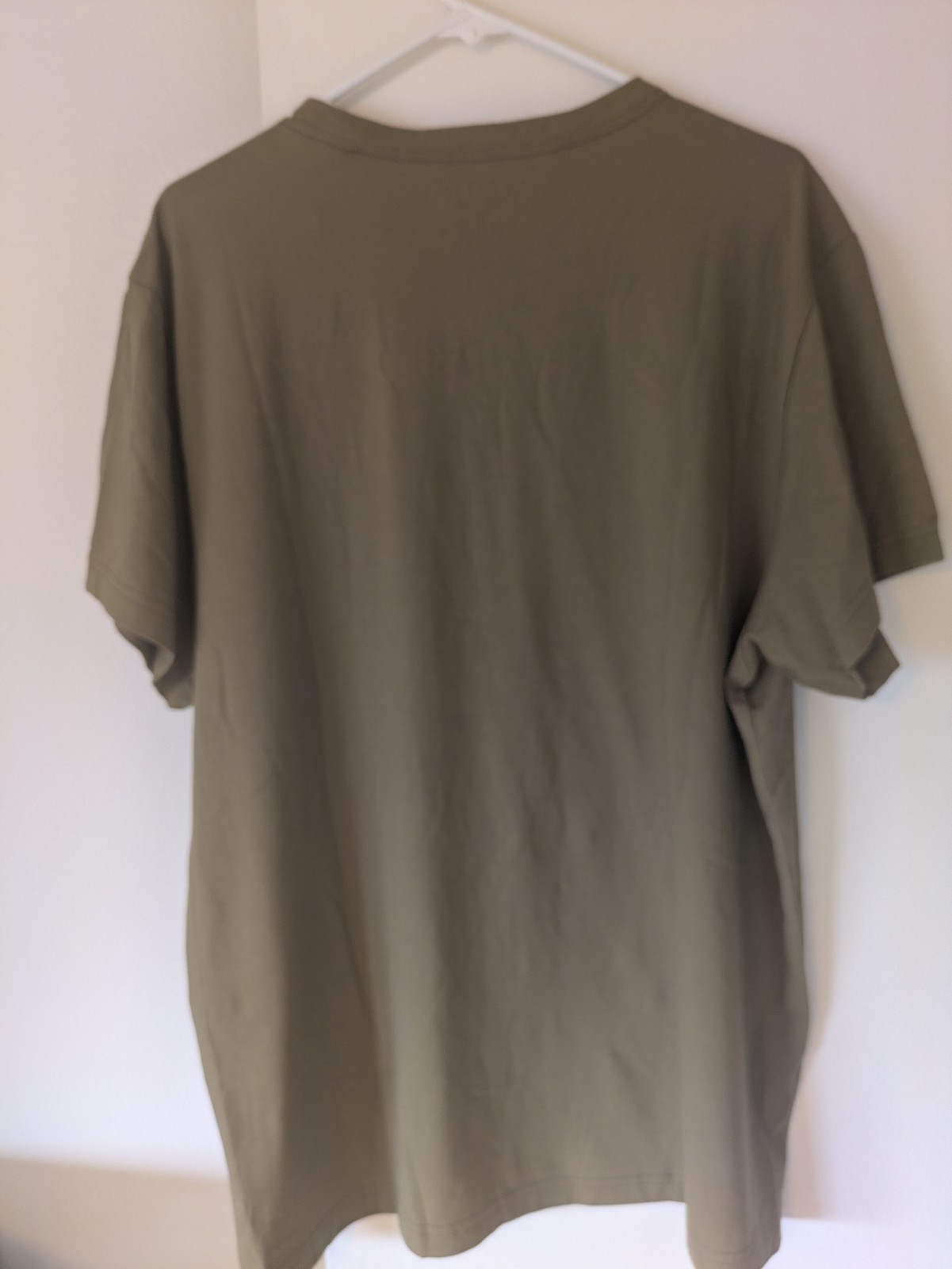 Rhone Element Tee Men’s Green Solid Crew Neck Short Sleeve Anti-Odor Logo, XXL