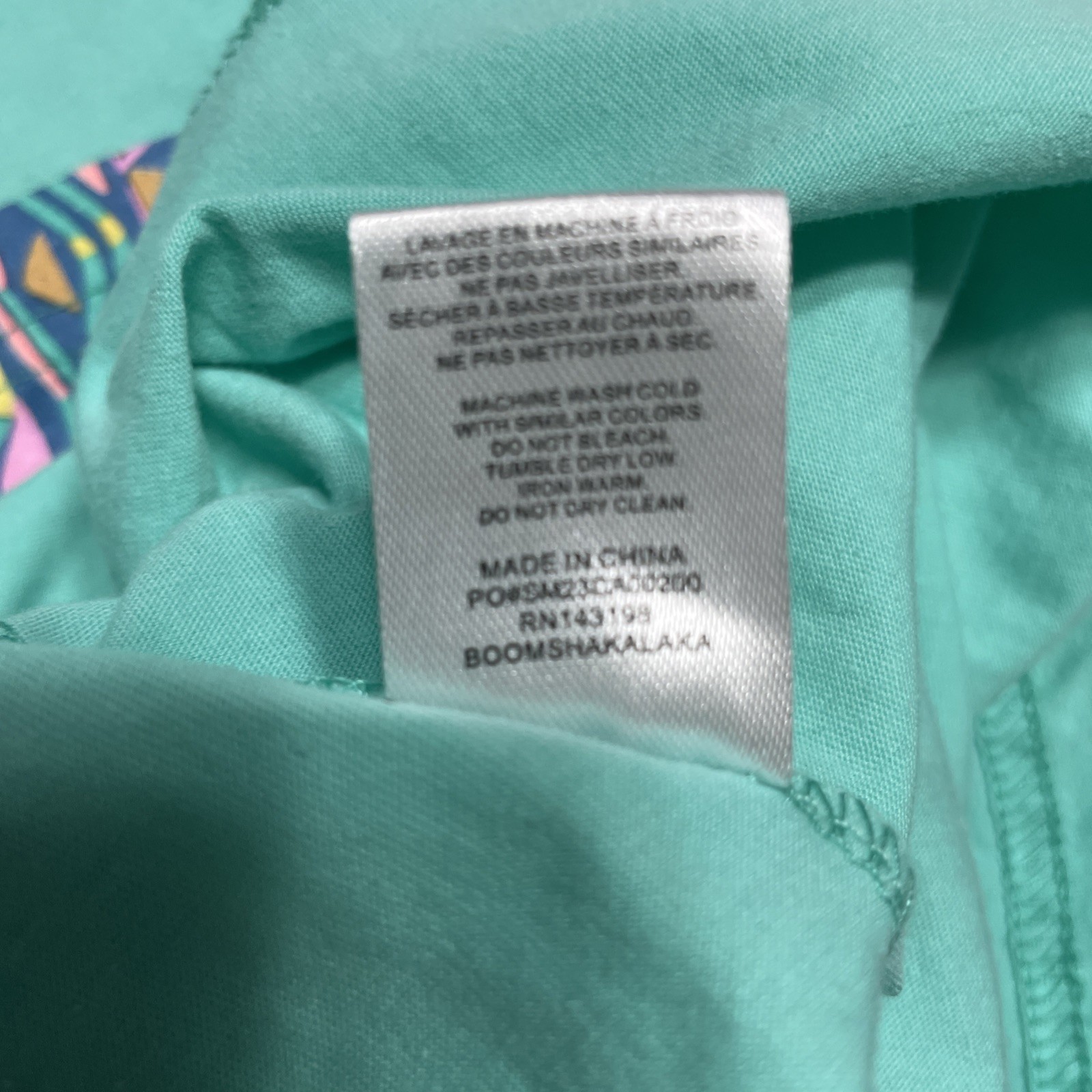 Chubbies Men’s Tank Top Teal w Pocket Size Medium