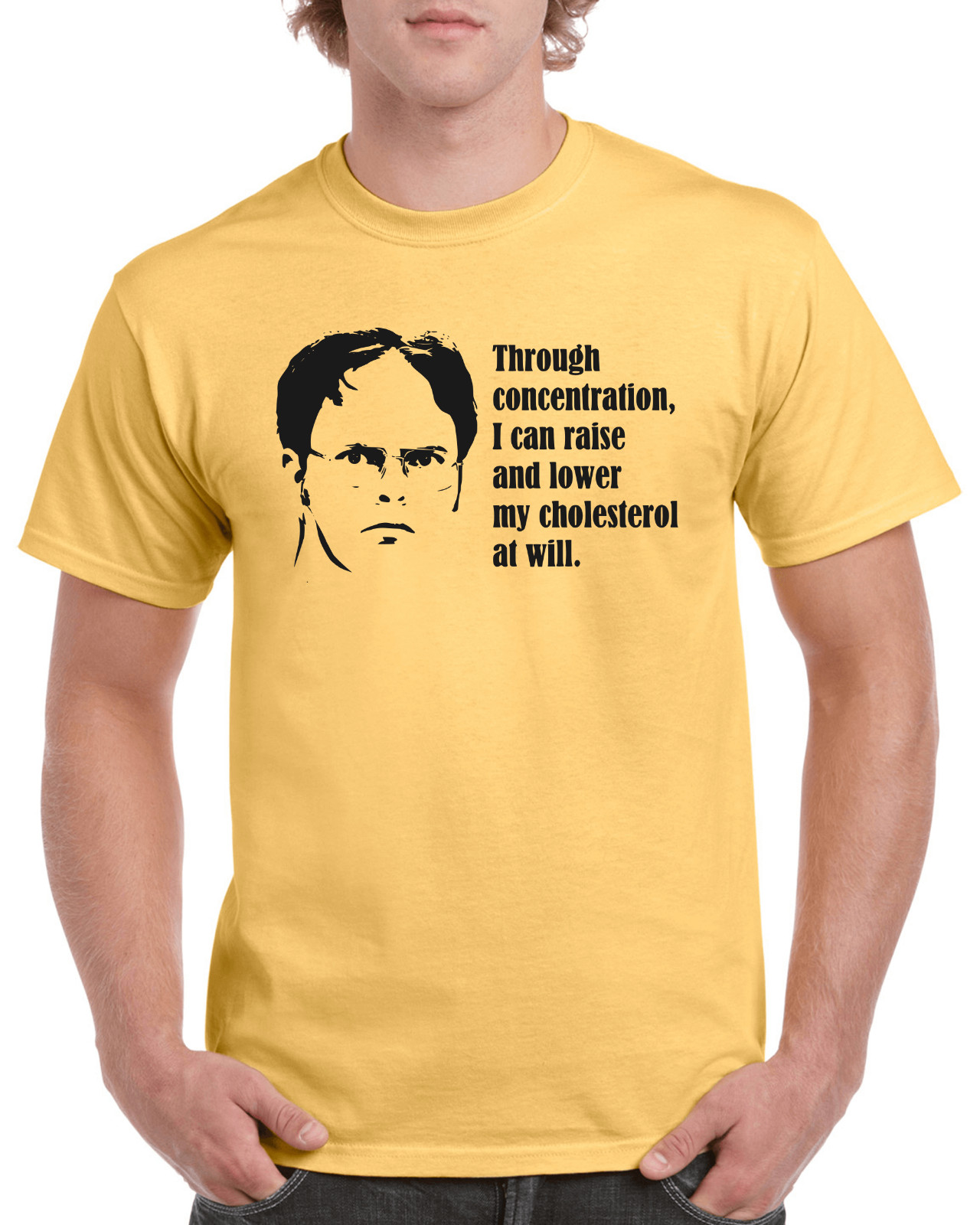 Dwight Schrute Shirt – Funny Dwight Schrute Shirt – Cholesterol The Office Shirt