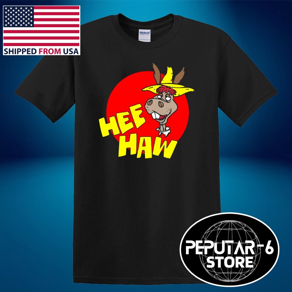Hee Haw Tv Show Men’s Black Size S-5XL