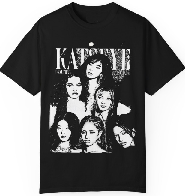 Katseye Shirt, Beautiful Chaos Tee, Katseye Kpop t-shirt, Katseye Gnarly Shirt