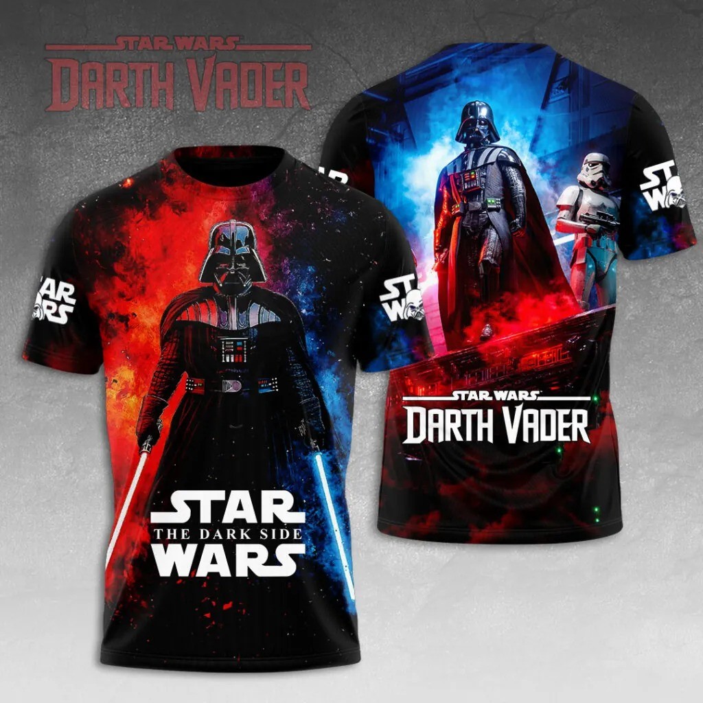 Star Wars Darth Vader The Dark Side T-shirt All Over Print Size XS-6XL