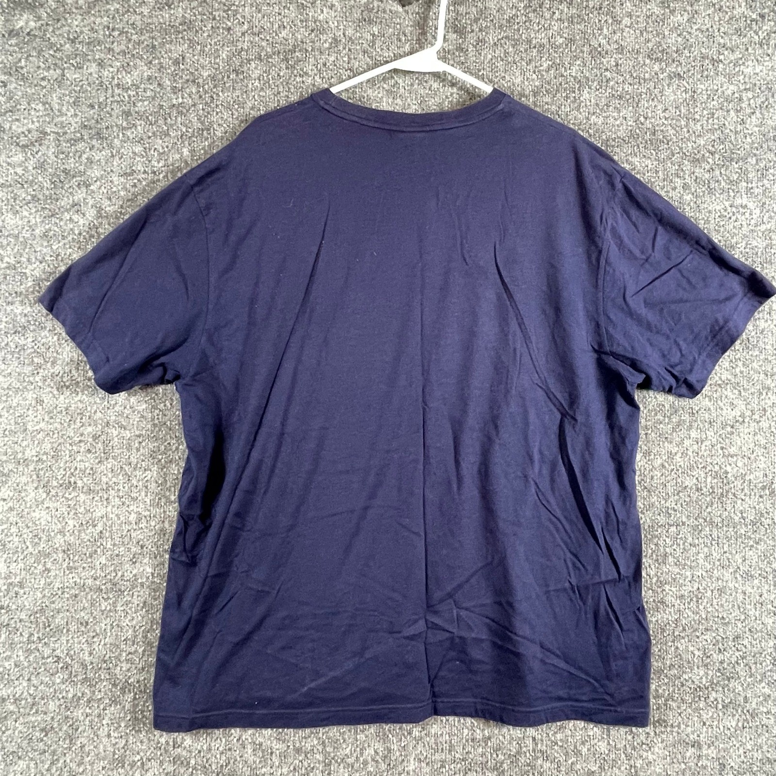 VTG Polo Ralph Lauren T Shirt Mens XL Blue USA Flag Y2K MFG Supply New York