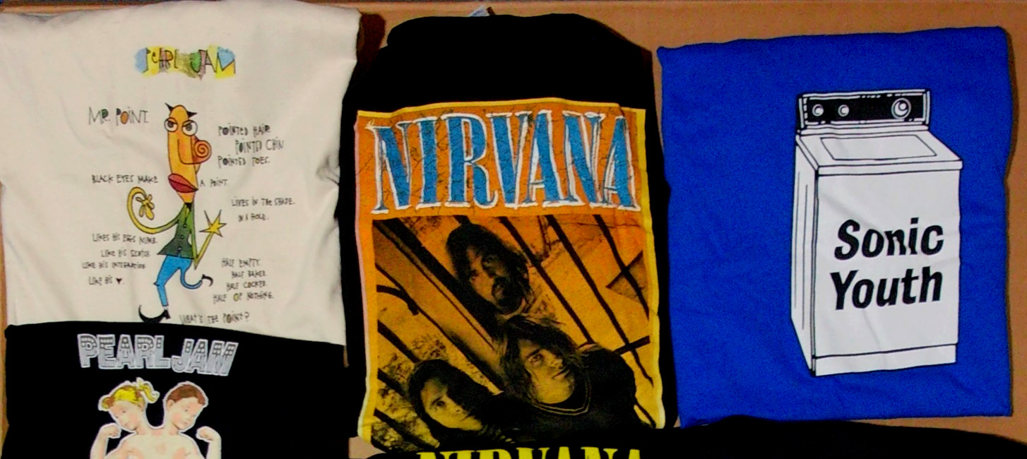 Pearl Jam Nirvana Foo Fighters Smashing Pumpkins Sonic Youth XL T-Shirts 10-Lot