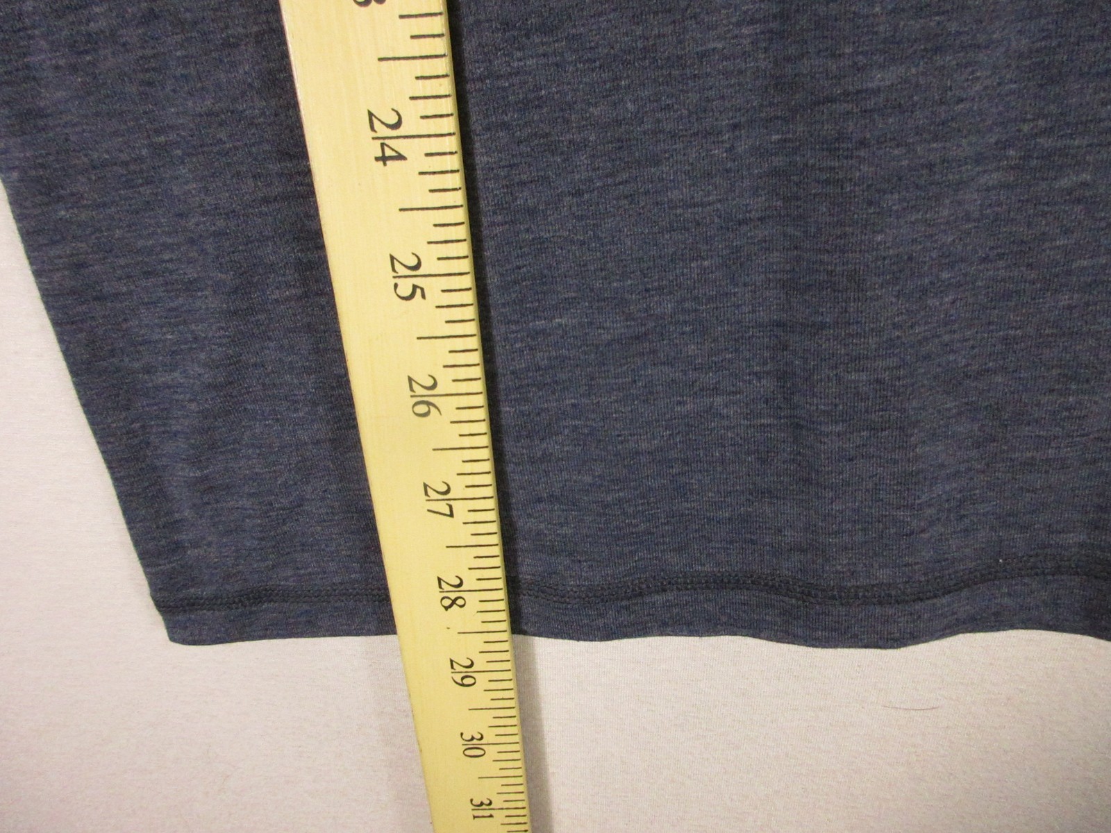 Peloton Mens Pull-On Fourlaps X T-Shirt Crew Neck Short Sleeve Size L Gray