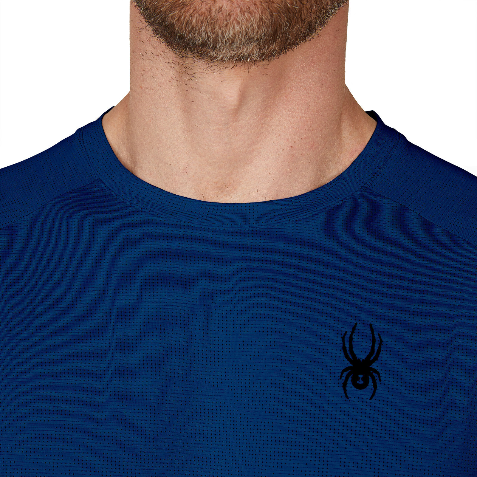 Spyder Active Men’s Raglan Sleeve Crewneck Tee SIZE XL COLOR BLUE