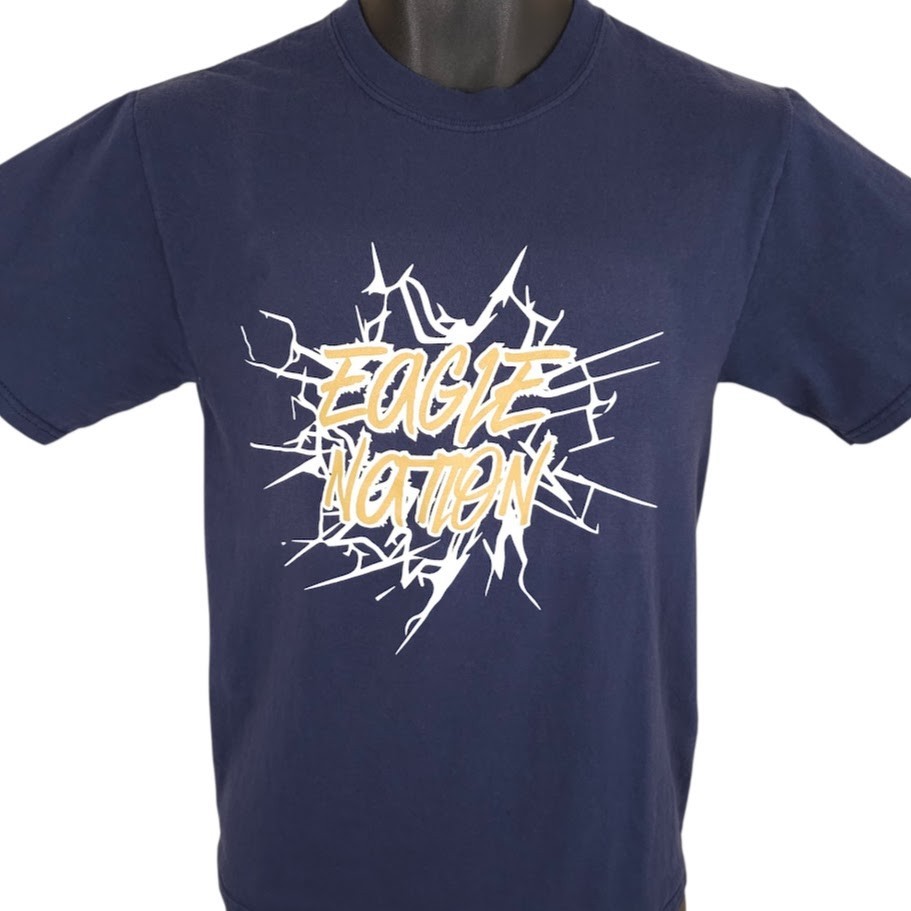 Lake Mead Eagles T Shirt Mens Size XS Blue Eagle Nation Christian Academy