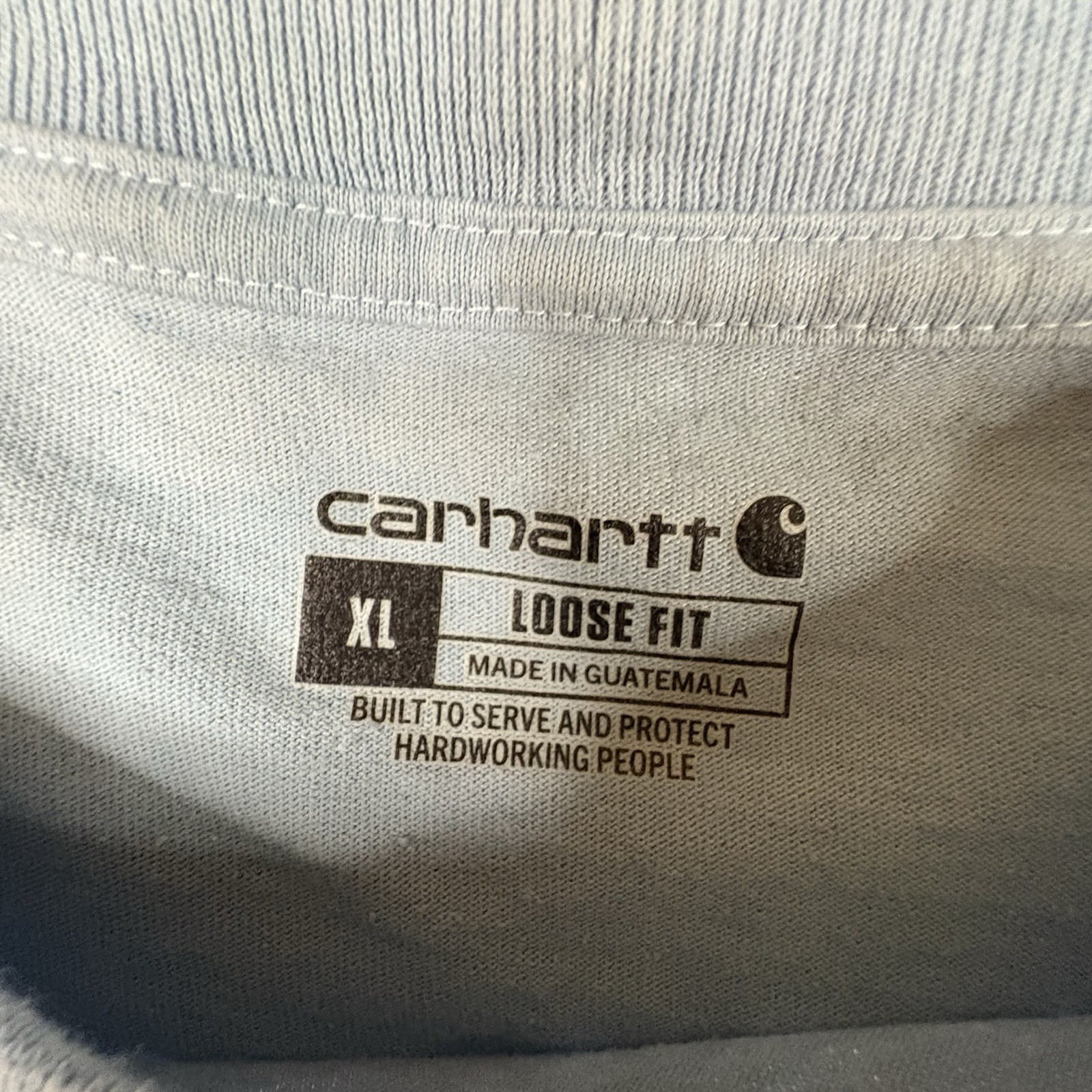 LOT OF 3 Men’s XL Carhartt Henley/Crewneck LS & SS Shirts SEE DESCRIPTION