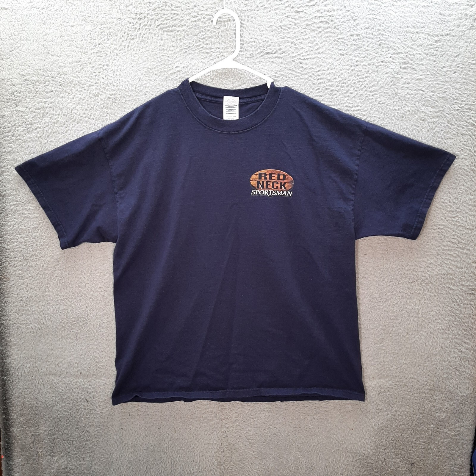 Vintage Delta Shirt Adult Extra Large Blue Redneck Sportsman Humor Outdoors Y2K