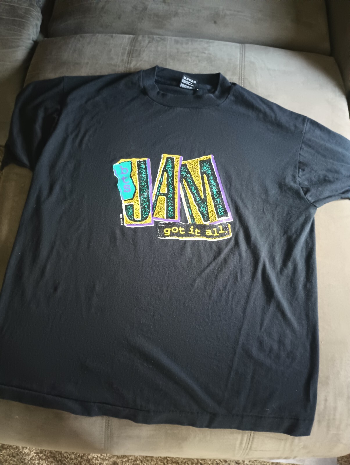 1994 BTS Jam – Got It All – T-shirt Black USA Concert Music Shirt 1900s Hip Hop