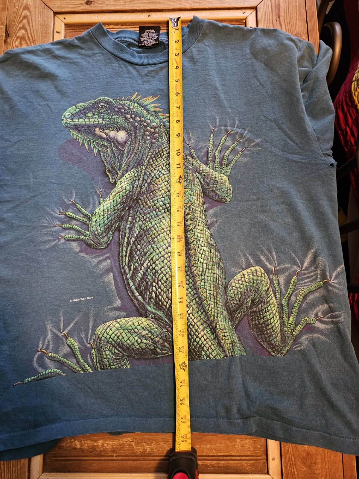 🚨VINTAGE SIGNAL SPORT MENS T SHIRT XL GRAPHIC PRINT IGUANA DOUBLE SIDED GRAIL