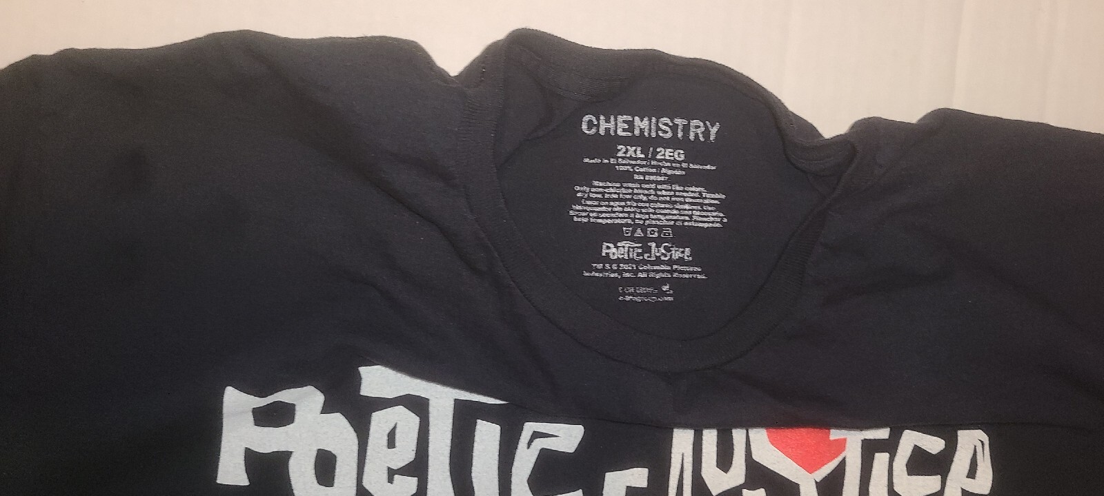 Poetic Justice Tshirt By Chemistry Size 2XL