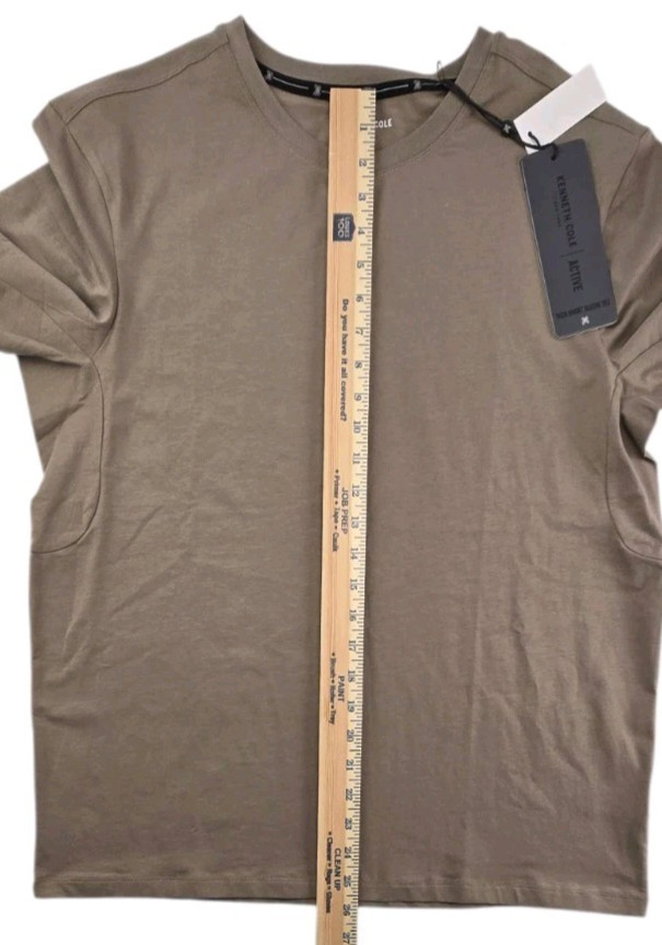 Kenneth Cole Men’s Active Tech Shirt S/S Stretch Breathable Soft Cotton UPF 50+
