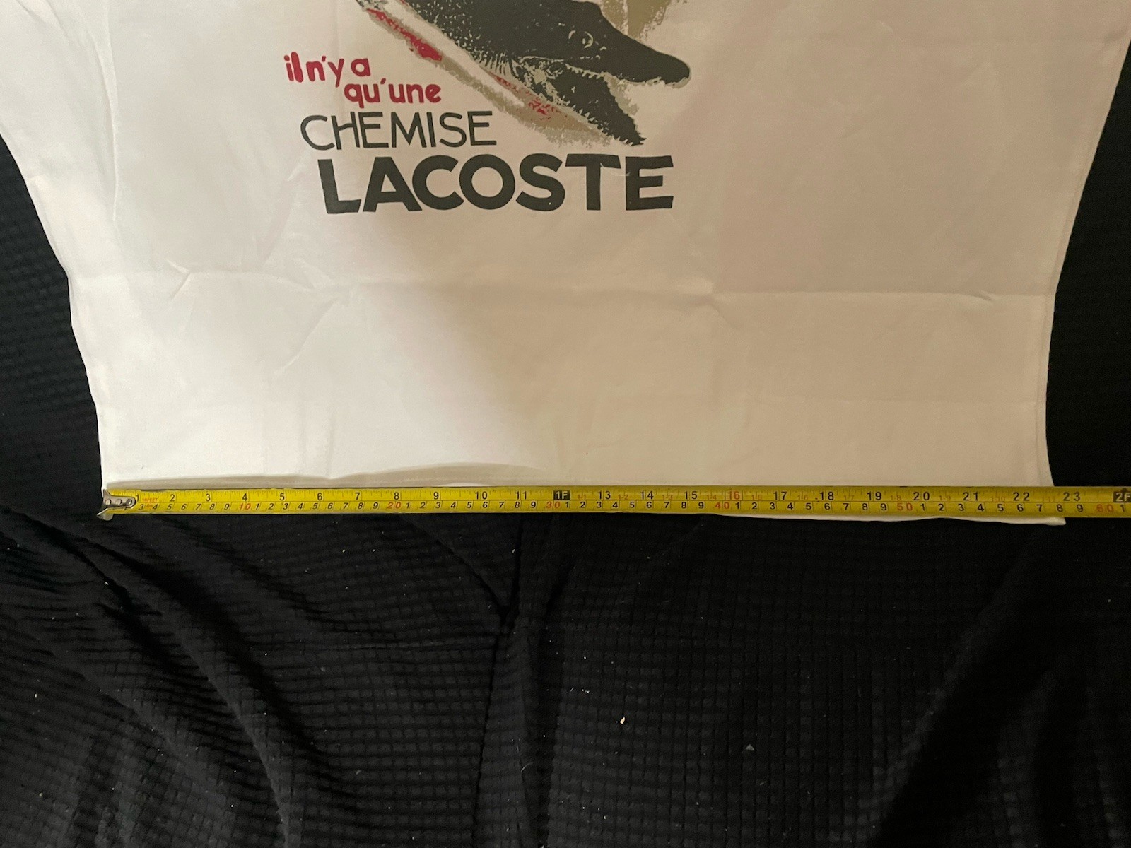 LACOSTE SPORT T-Shirt SIZE 5 / M Chemise Crew Neck Tee CROC