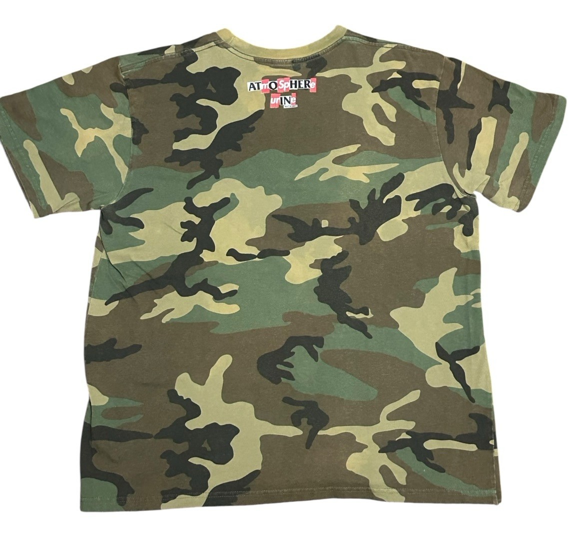 Supreme Camo T Shirt Large Police ICE Atmosphere Urine Skateboards Large