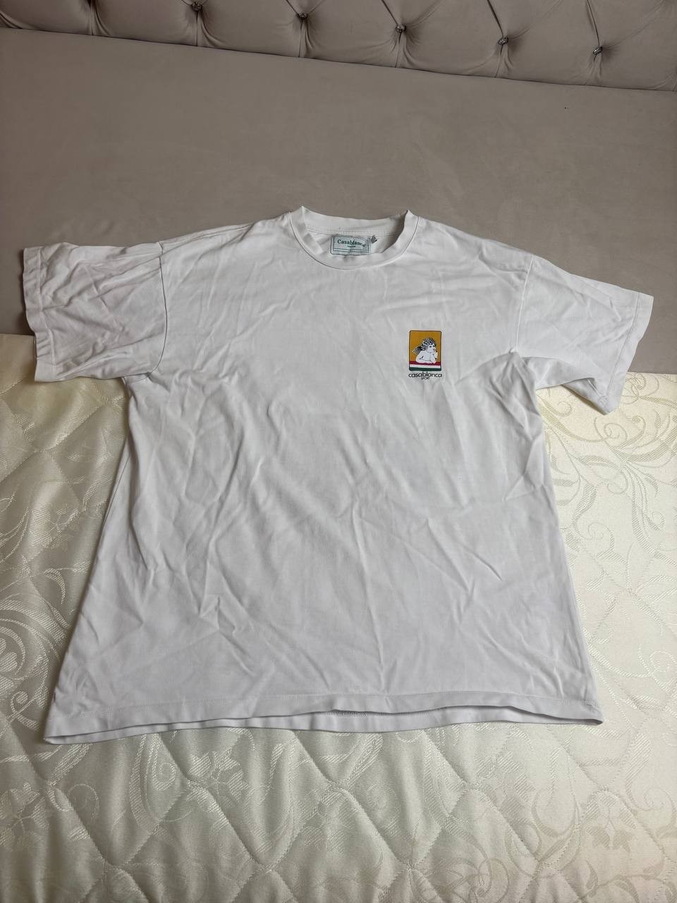 Casablanca Tennis Club Sport Angel T-Shirt White Size M Authentic
