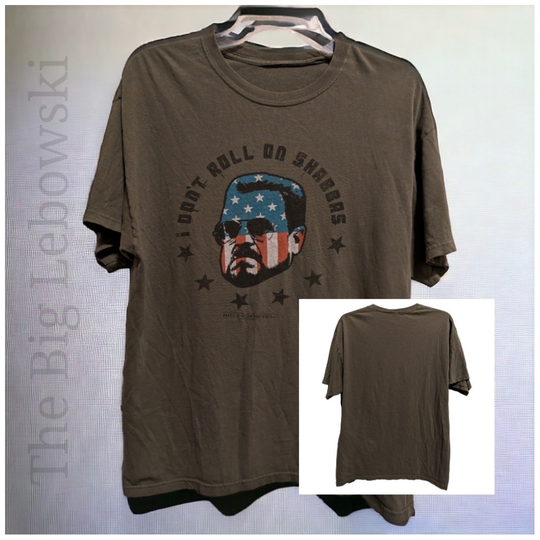 The Big Lebowski I Don’t Roll on Shabbas 420 T-Shirt. Movie Promo Men’s XL