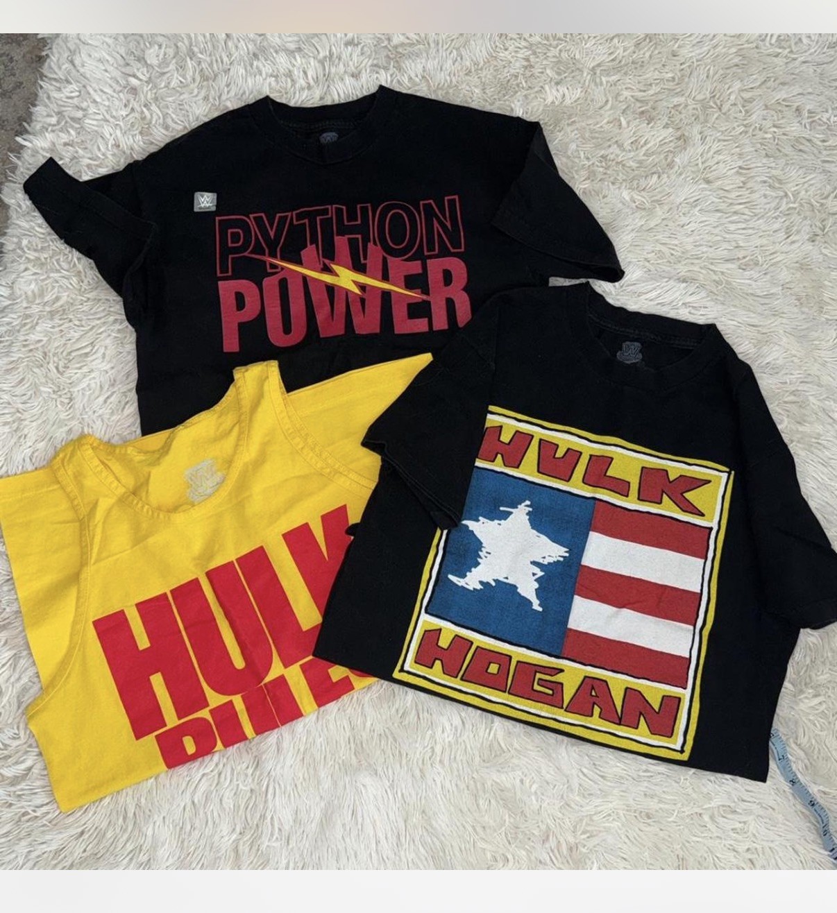Vintage WWE Hulk Hogan Hulkamania 30th anniversary RARE lot t-shirts Sz M WWE