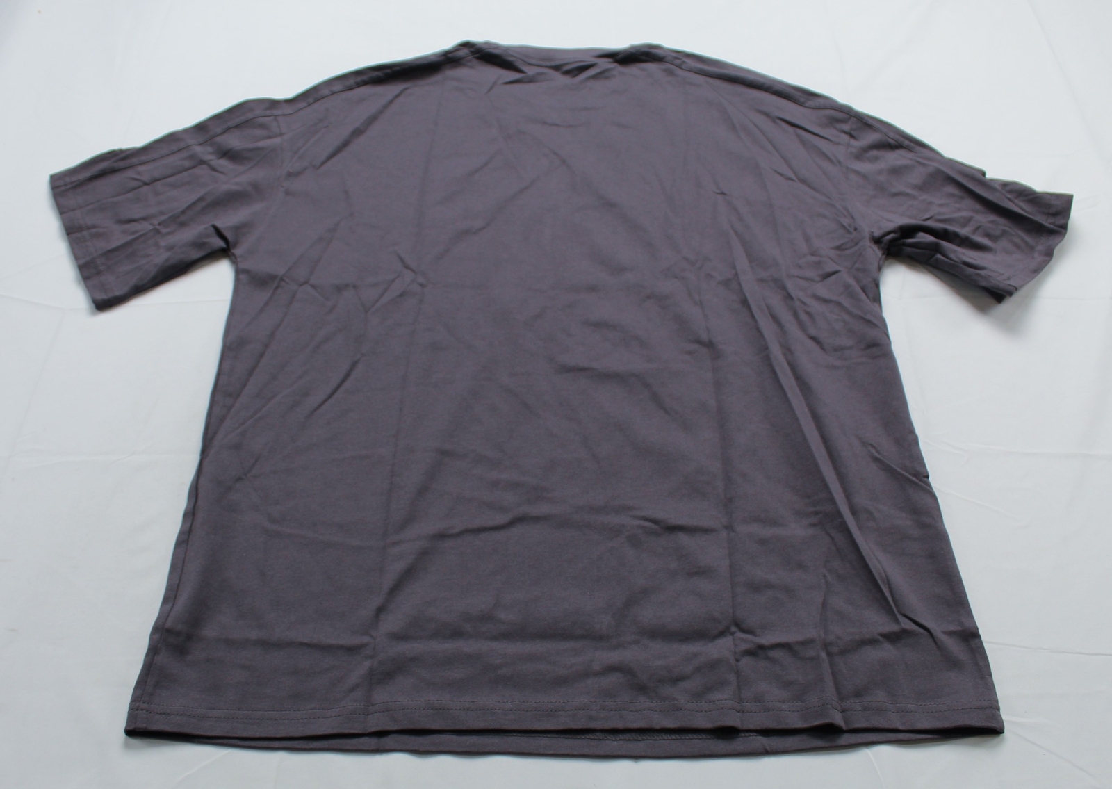SHEIN Men’s Short Sleeve Solid Cotton Drop Shoulder T-Shirt ZS6 Gray XL