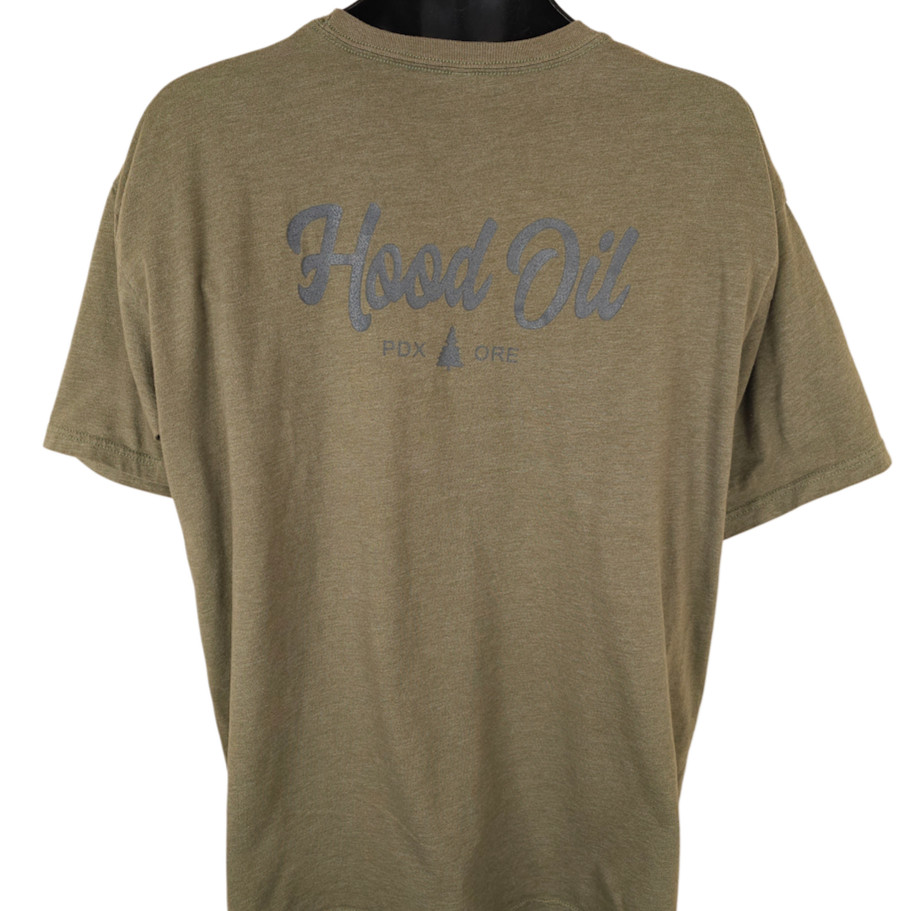 Hood Oil T Shirt Mens Size 3XL Green Portland Oregon Cannabis Marijuana PDX