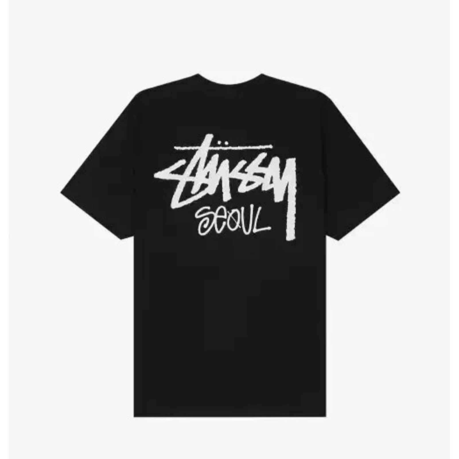 NWT Stussy Stock Seoul T-Shirt Black S-5XL FREESHIPS
