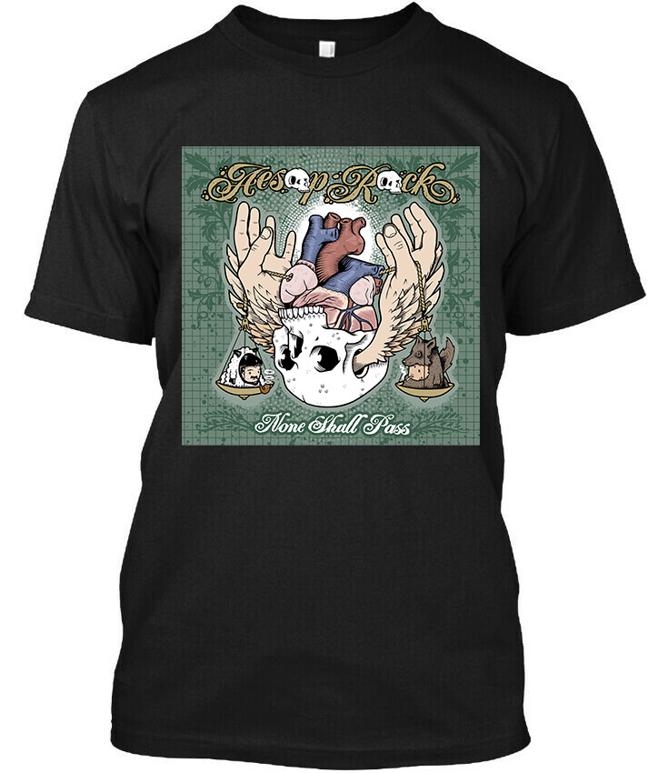 Aesop Rock None Shall Pass American Rapper Musician Album Logo T-Shirt S-5XL
