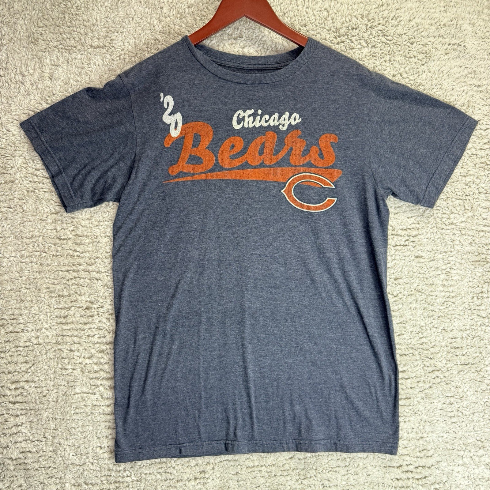 Chicago Bears NFL Team Men’s Tshirt M Ringspun Soft 2020 Bears