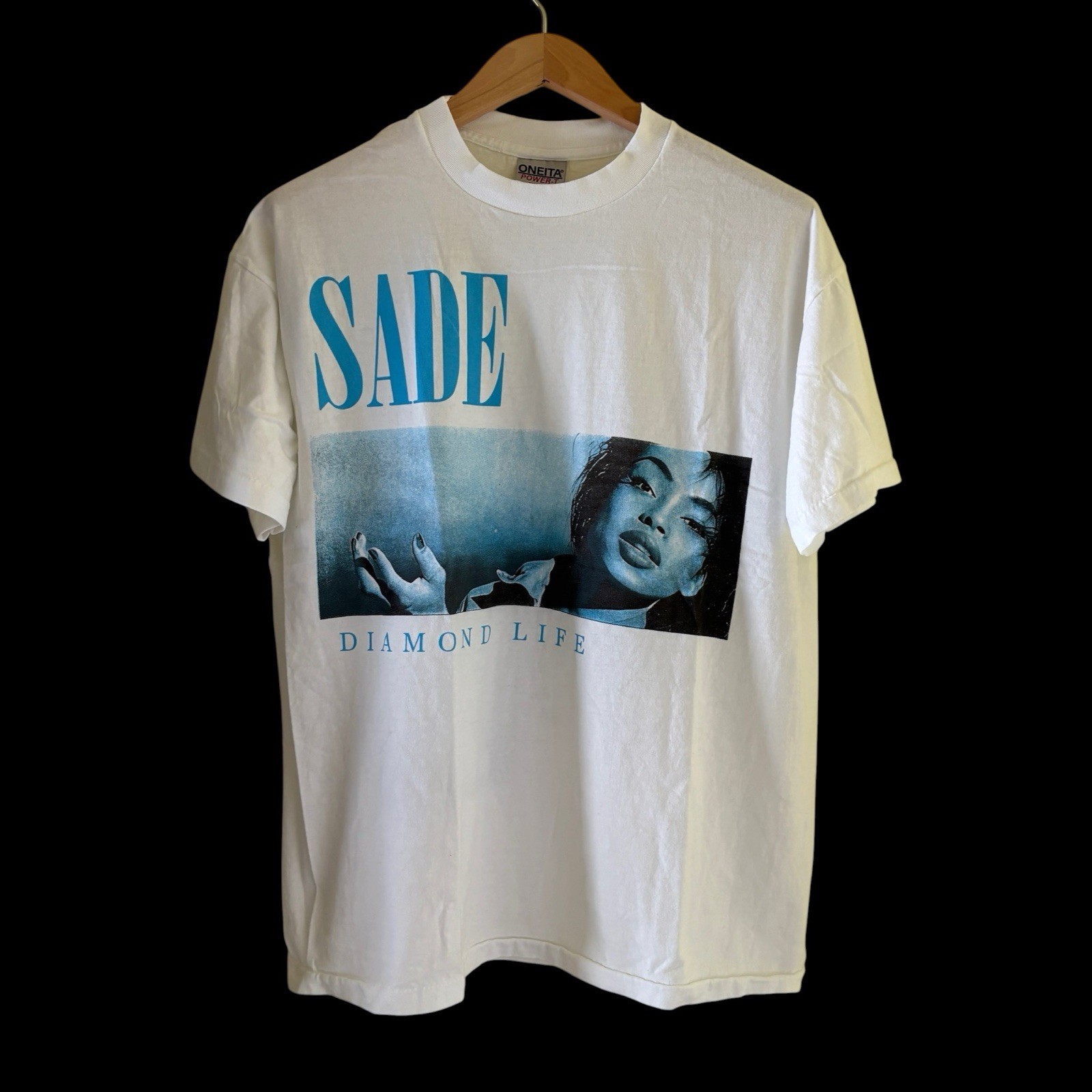 Vintage 1984 SADE DIAMOND LIFE 90s Band Singer XL Single Stitch T-Shirt REPRINT