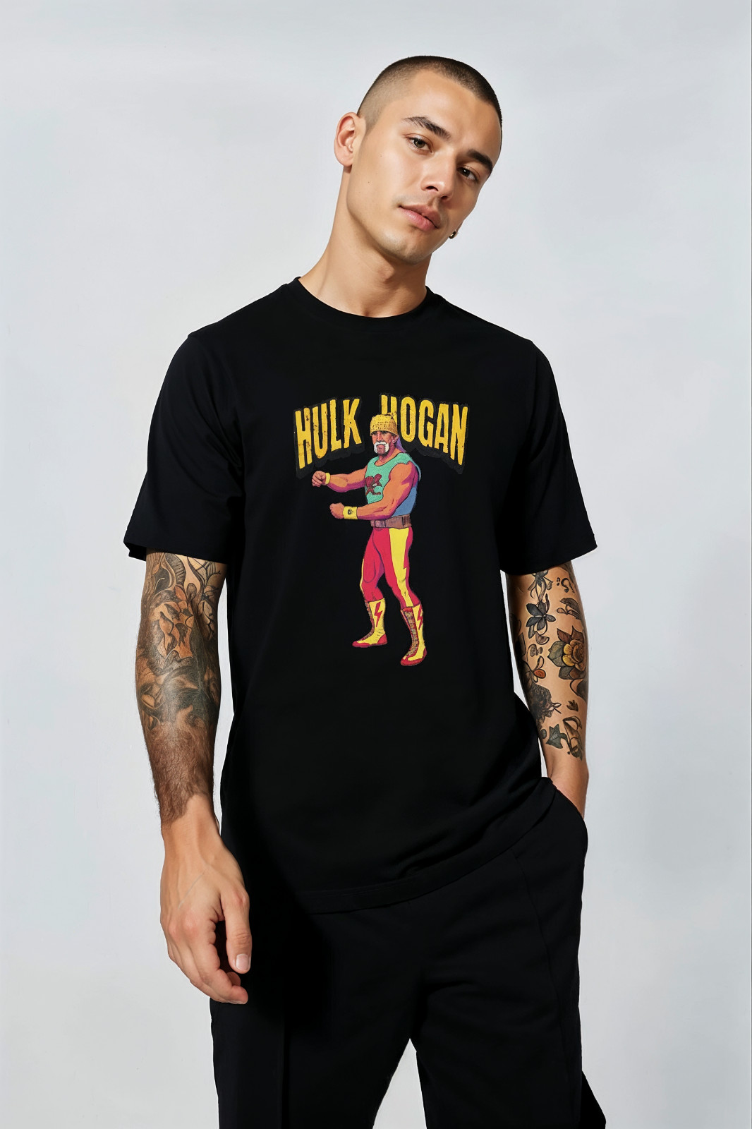 HULK HOGAN VINTAGE STYLE GRAPHIC T-Shirt Size S-5XL