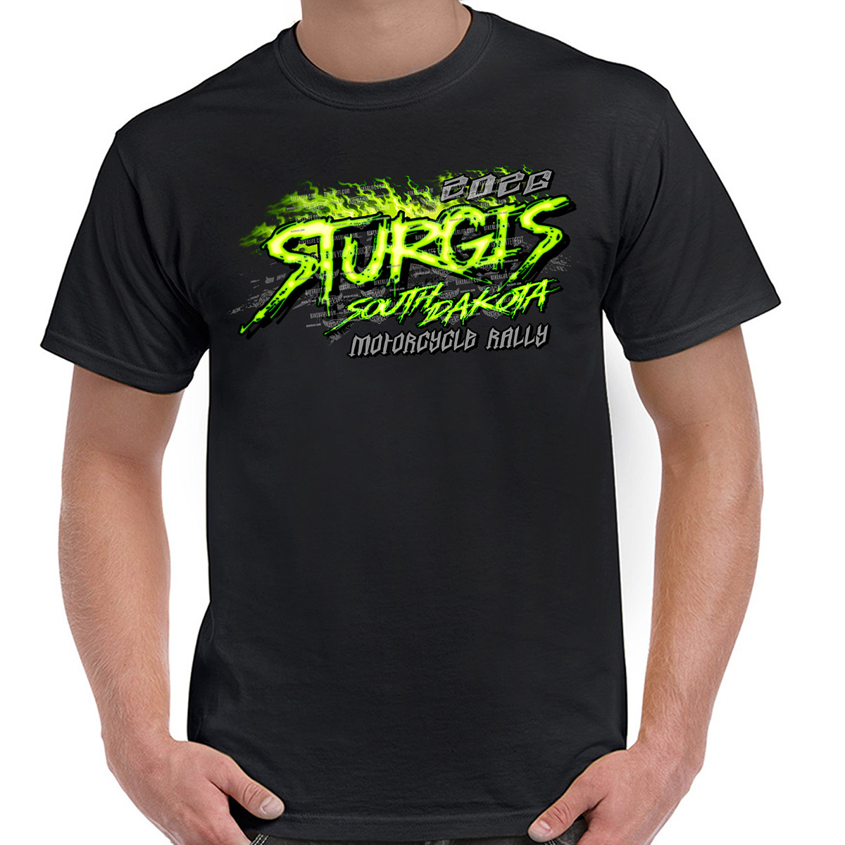 T-Shirt 2026 Sturgis Motorcycle Rally Skid Row No Harley