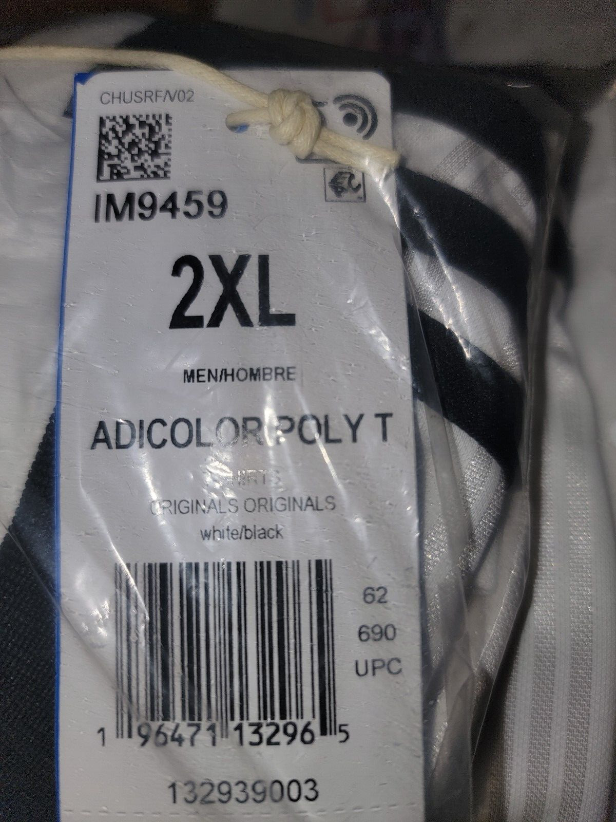 NEW MEN’S ADIDAS ORIGINALS TREFOIL POLY TEE SHIRT ~SIZE 2XL #IM9459