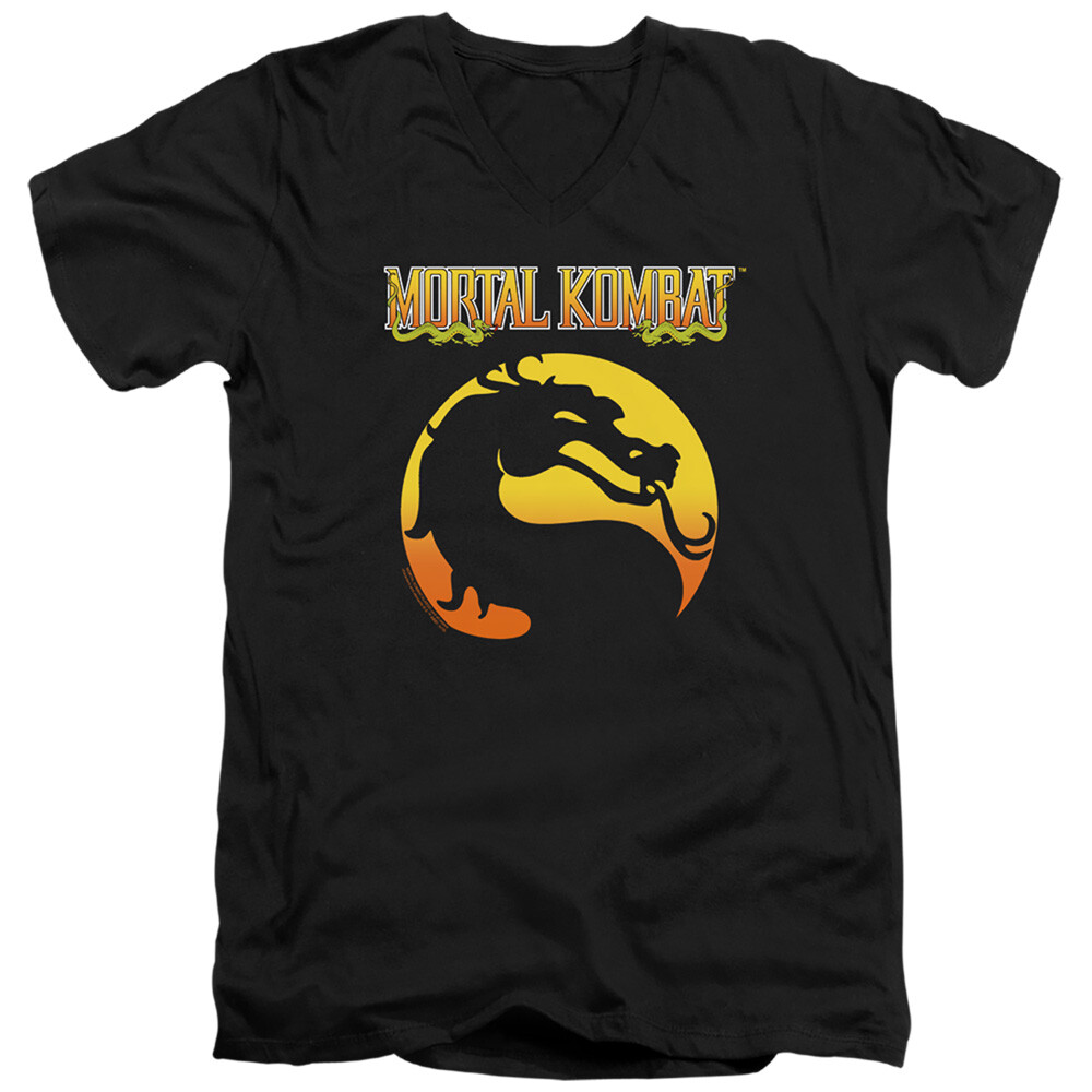 Mortal Kombat Classic Logo Licensed Adult T-Shirt