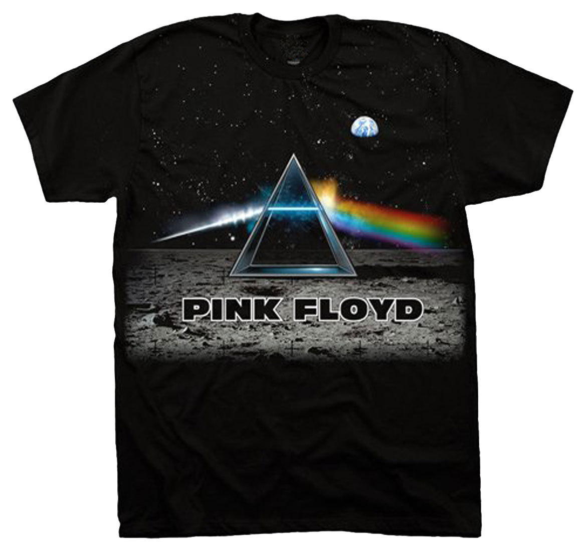 Official Pink Floyd Side Lander Adult T-Shirt -Rock Band David Roger Music Tee