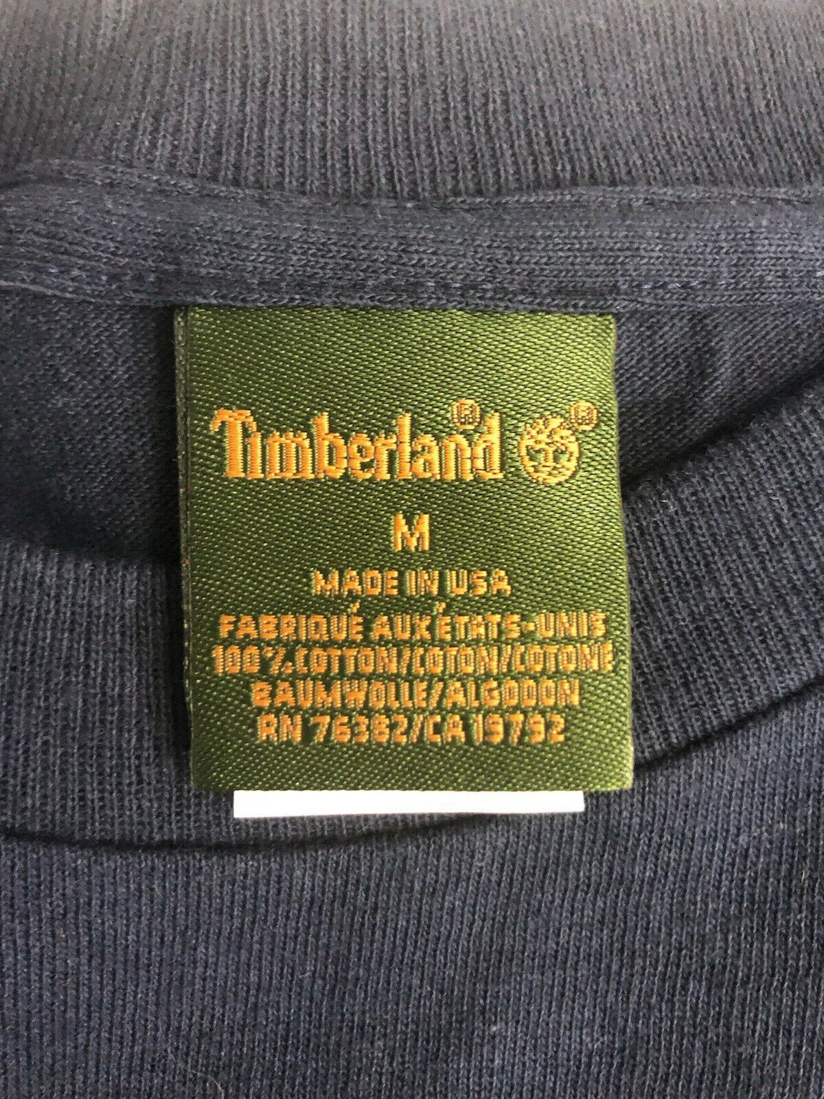 Mens Timberland Navy Blue Work Shop Shirt See Photos and Description