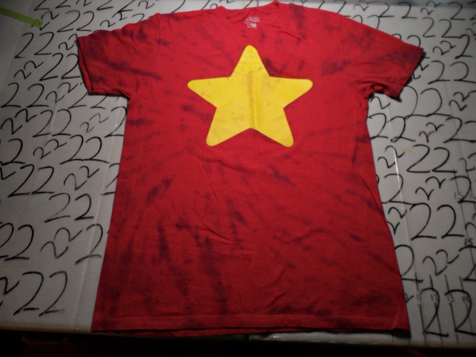 Medium Mystery Star Steven Universe Tye Dye Cartoon Network Shirt