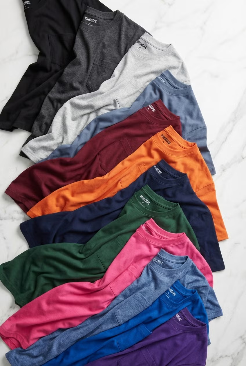 KingSize Men’s Big & Tall Tall The Ultra-Light Comfort Pocket Tee