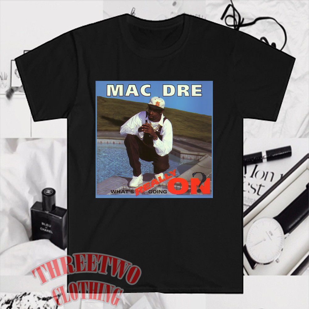 Mac Dre What’s Really Going On Men’s Black T-Shirt Size S to 5XL