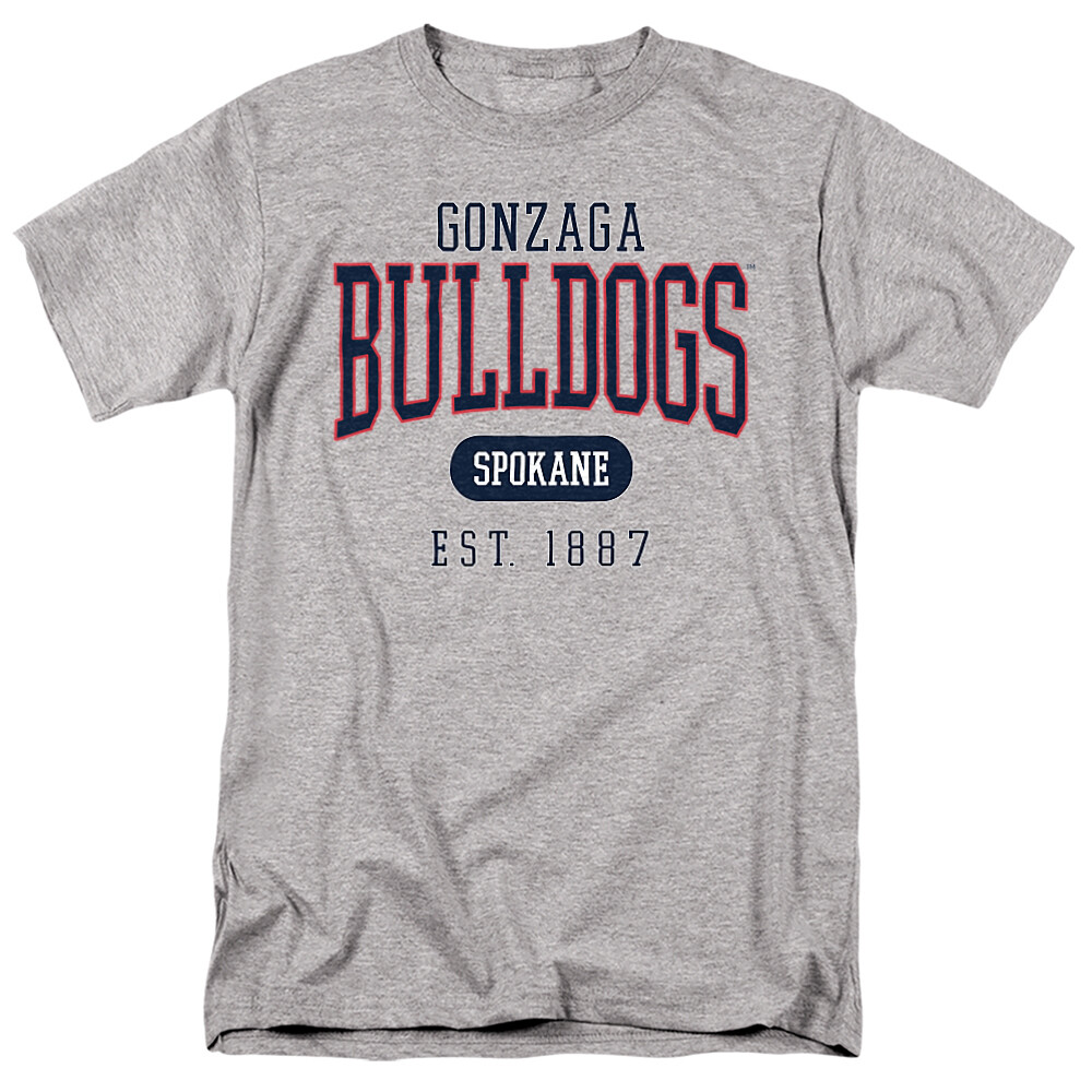 Gonzaga University Adult T-Shirt Est. Date, Athletic Heather, S-5XL
